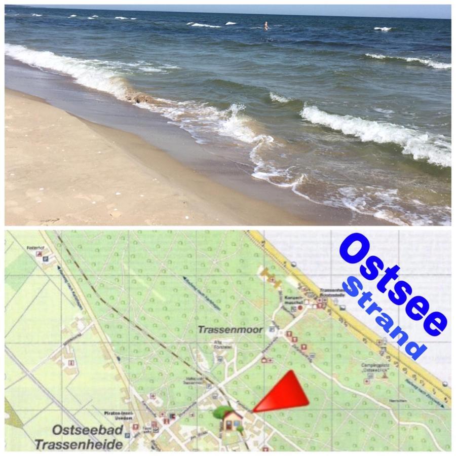 Ferienwohnung Mit Terrasse - Insel Usedom Trassenheide Exteriör bild